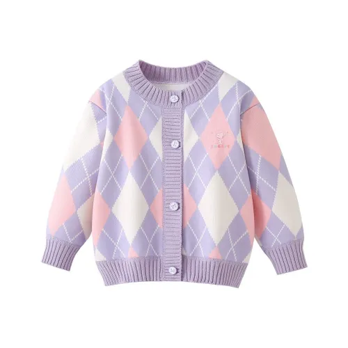 SNOOPY Фиолетовый Нет Флис Подкладка Детские Свитера