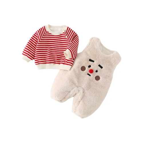 XiaoJinBu Детские утолщенные комплекты одежды