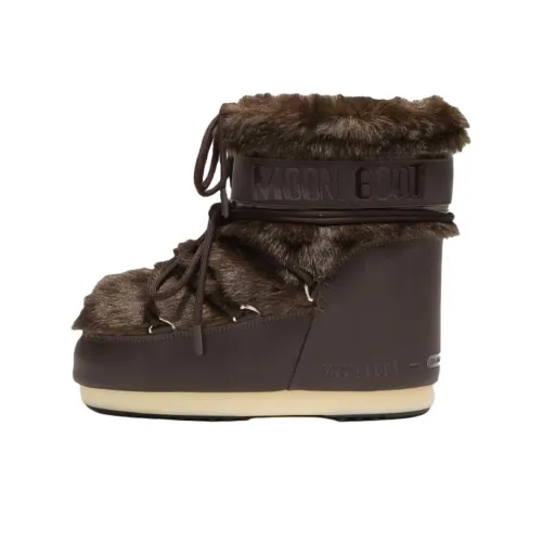 MOON BOOT Термический Устойчивый к истиранию Короткий Снегобут Унисекс Коричневый Черный