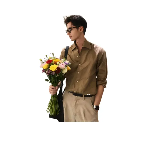 DEMAVIE Хаки Унисекс Рубашки