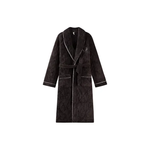 Qin Jing Sleep Халат Мужской Угольный Серый