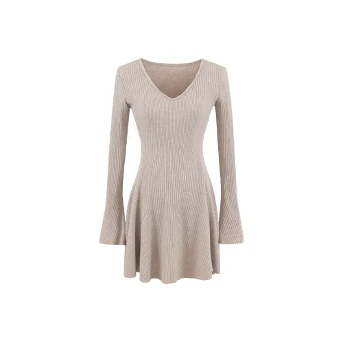 JOPPTI Длинное платье с длинными рукавами женское