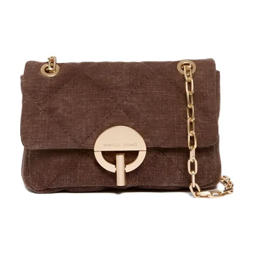 Vanessa Bruno Хлопок Сумка через плечо Маленькая Женская Мокко