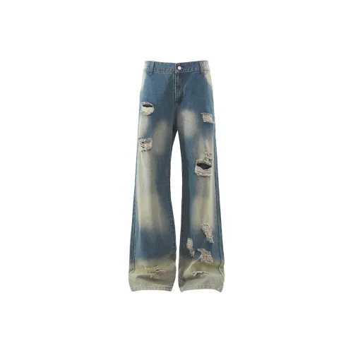 BRNR Синий Унисекс Джинсы