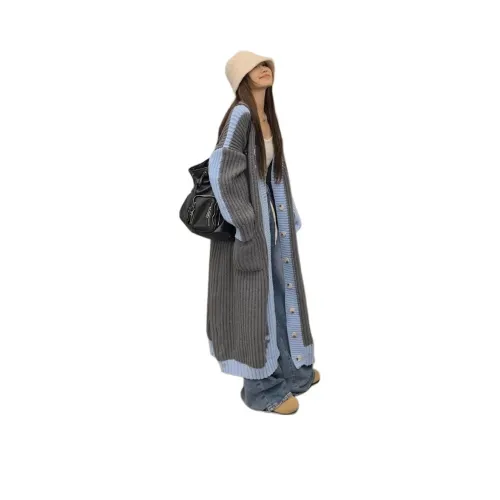 Dippanis Серый Синий Многоцветный Женский Трикотаж