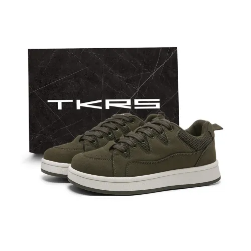 TKRS Легкие низкие кроссовки для скейтбординга мужские армейский зеленый