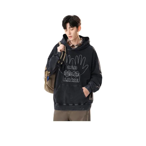 CCAABB Черный Мужской Свитшот