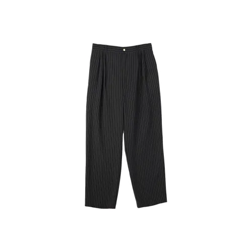 CULLNI FW25 Stripe Двойной Cloth 3Tuck Semi Широкий Брюки Повседневные брюки Унисекс