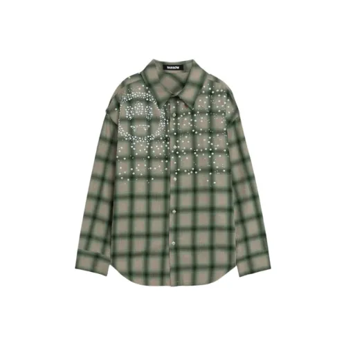 Барроу Темный Еловый Зеленый Унисекс Рубашки