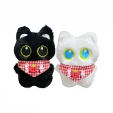 Томат Нагрудник Парный Маленький Черный Кот + Широ Кошка