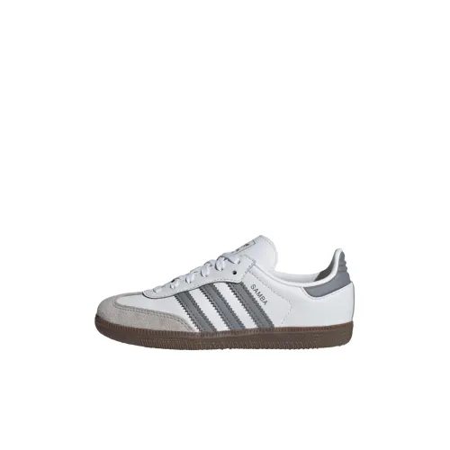 Adidas SAMBA OG Low Топ Скейтборд Кроссовки Белый Детский