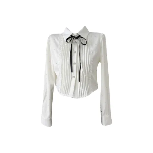 Udon House Белые Женские Рубашки