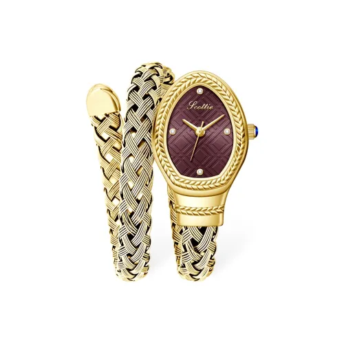 SCOTTIE Кварцевый механизм Женские часы 29мм*22мм*9мм Красный