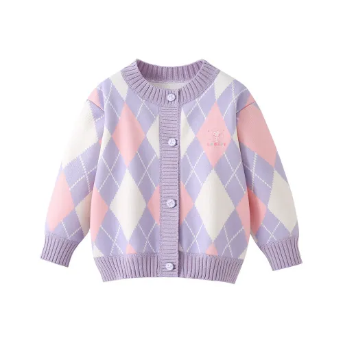 SNOOPY Фиолетовый Флис Подкладка Детские Свитера