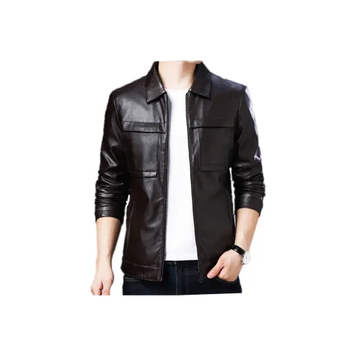 UZXJ Унисекс Кожаные куртки