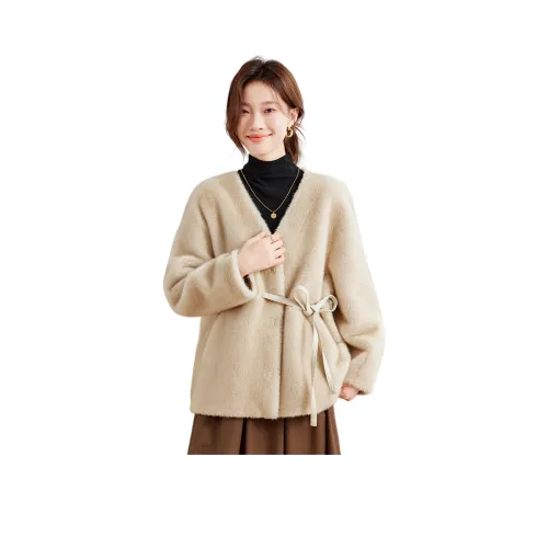 MJ Осенний Бархат Feel Пальто Женское