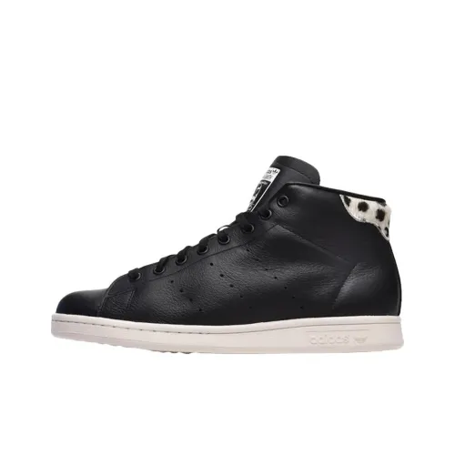 Adidas Originals Stan Smith MID Топ Кроссовки для скейтбординга Мужской Черный