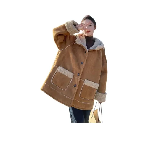 MEXICAN Бархат Feel Пальто Женское