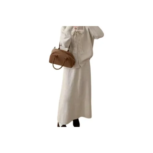 XIANSINIAO Длинное платье с длинными рукавами женское