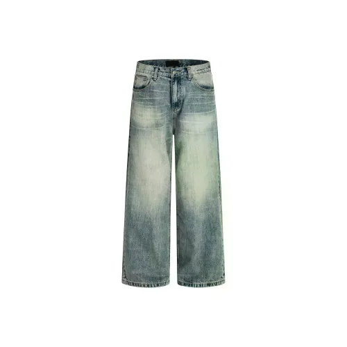 Captainbeer Винтажные синие женские джинсы