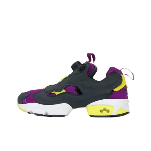 Reebok Instapump Fury Беговые кроссовки Черный Фиолетовый Унисекс