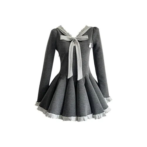 JOPPTI Длинное платье с длинными рукавами женское