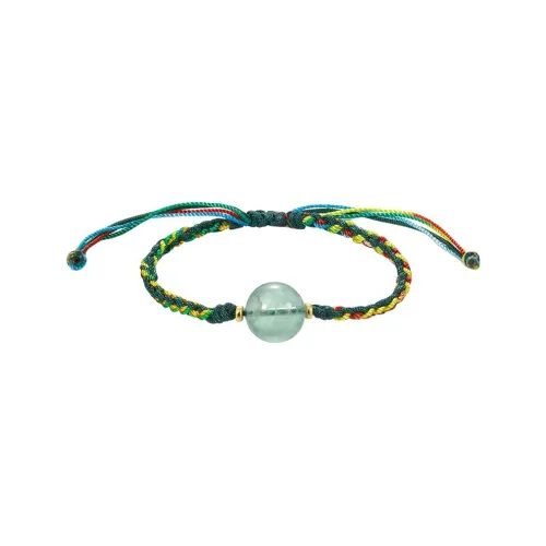 DH7 Зеленый Fluorite Браслет Шнурки Унисекс