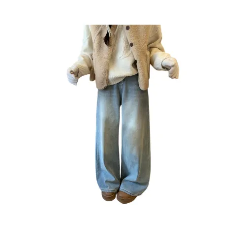 BAOMIKA Blue Women's Jeans BAOMIKA Синий Женские Джинсы