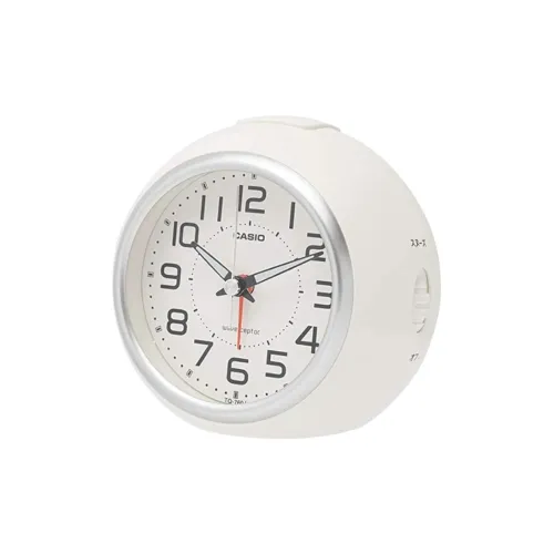 CASIO Радиоконтролируемый Механизм Смола Будильник Унисекс Белый