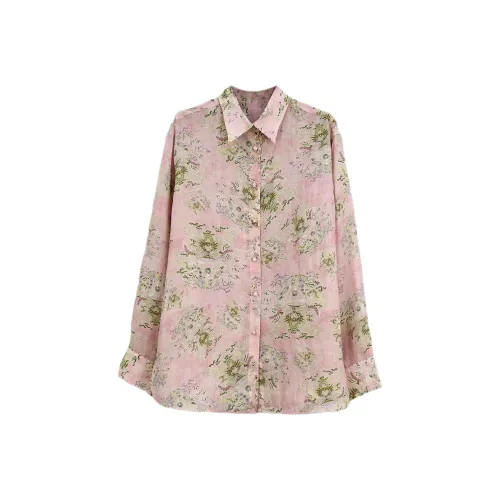 GZQJ Розовые Женские Рубашки