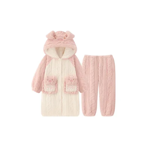 O'MESIK Pink Women's Pajama Sets