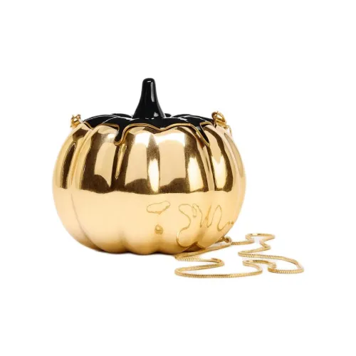 ZARA Collaboration Железо Сумка на плечо Женская Золотая и Черная