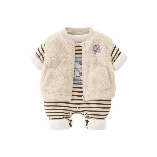 GOYN Бежевый Двухкомпонентный Комплект Комбинезоны Ползунки для Малышей