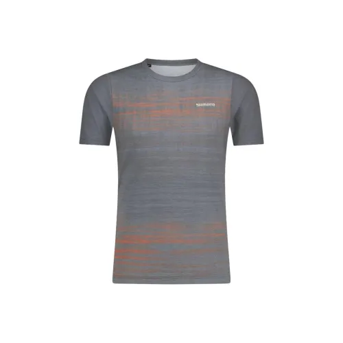 SHIMANO Серый Мужской T-Рубашки
