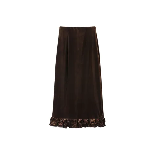 AHDO Женские Повседневные Длинные Юбки