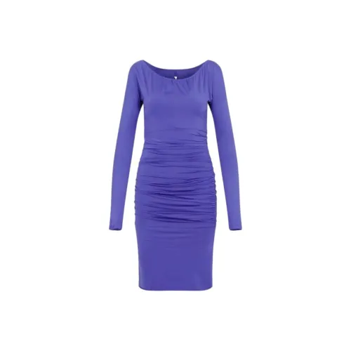 VICTORIA BECKHAM Длинное платье с длинными рукавами женское