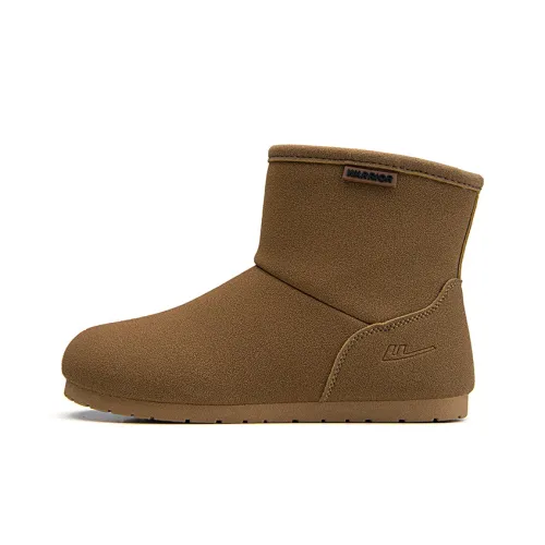 Warrior Теплоизоляционное покрытие Баланс Устойчивый к истиранию Водонепроницаемый Противоскользящий Короткие Сноубутсы Женские Верблюжий цвет