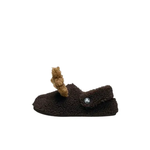 Crocs Детская хлопковая обувь темно-кофейный цвет Kids