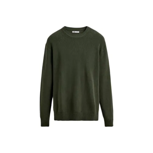 ZARA Зеленый Мужской Трикотаж