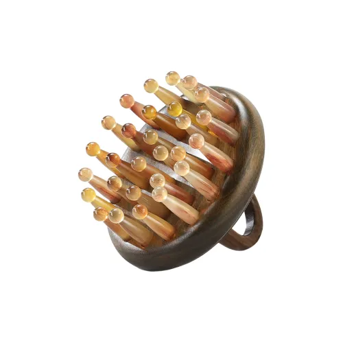 Goodgudi Утолщенный 50% Цвет круассана Массажная расческа