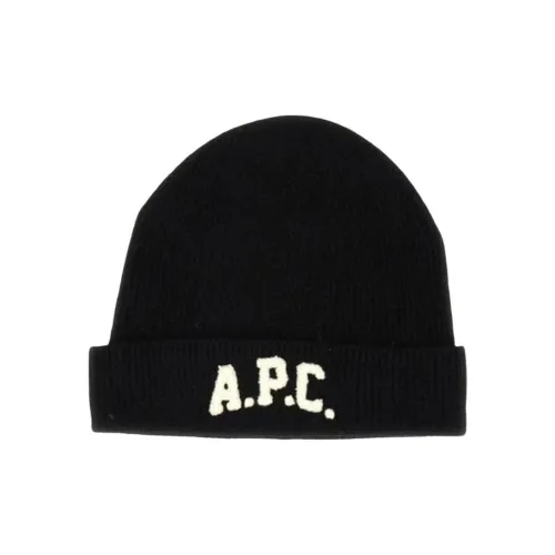 A.P.C Чистая шерсть Шапки-бини Женские Черный