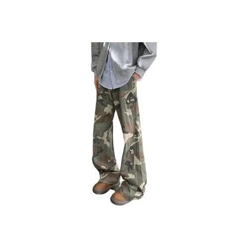 FRLMK Камуфляж Унисекс Повседневные Штаны