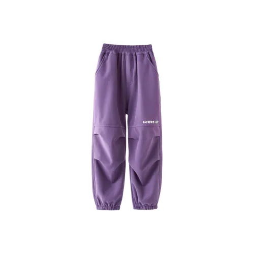 Youyou 1 Point Утолщенные детские тренировочные брюки для осени и зимы Подростки