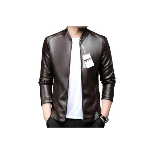 EMINU Мужские кожаные куртки
