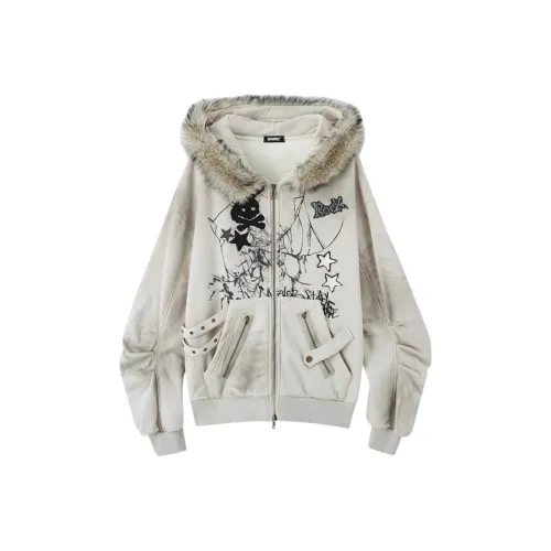 ZHUDIMEI Серый Женский Свитшот