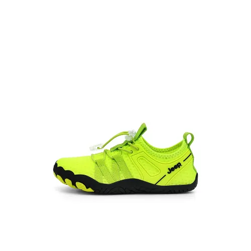 Jeep Детская туристическая обувь низкий топ неоновый зеленый для детей