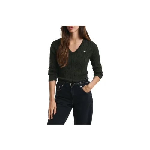 GANT Темно-зеленый мох Женские свитера