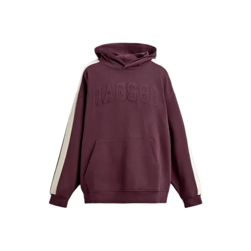 ZARA Темно-красный Мужской Свитшот