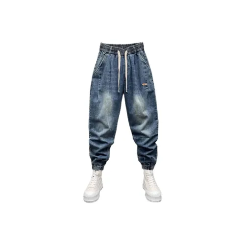 CAT'S PAW Синий Унисекс Джинсы