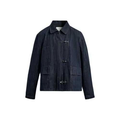 ZARA Индиго Мужские Джинсовые Куртки